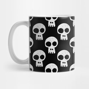 Skulls on Black Mug